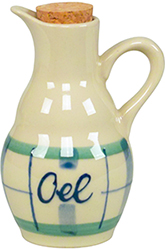 Krüge, Essig, Öl, Sauciere